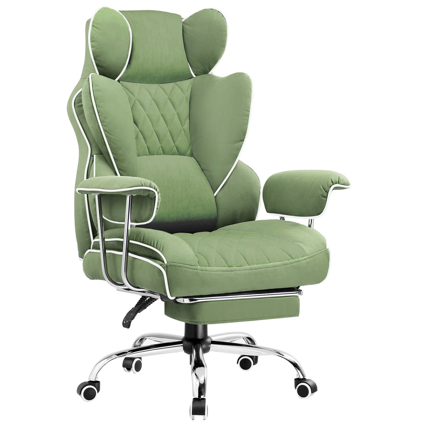 Big and Tall Chair Ergonomic Lumbar Support with Footrest and Comfort