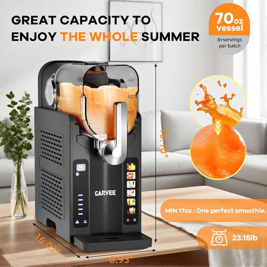Slushie Machine No Ice Frozen Drink Maker LED Display