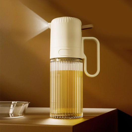 250ml Glass Oil Spray Bottle, Press Atomize Oil Sprayer