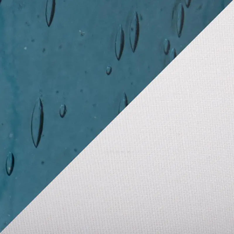 Glass Table Lamp Set 25 Inch Clear Angel Blue with Linen Shades