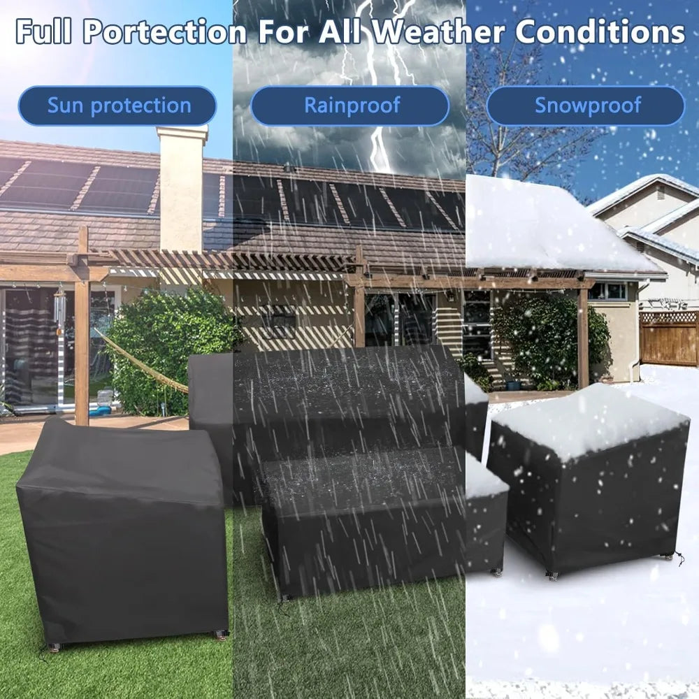 Outdoor Furniture Cover 4-Piece Waterproof Patio Set Protection