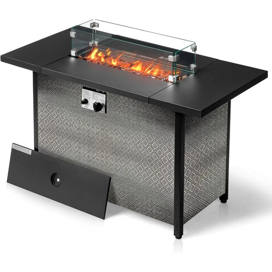 43 propane fire pit table