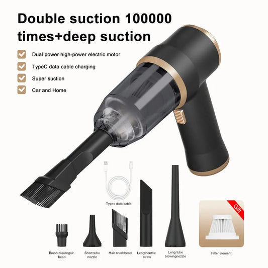 High Power Wireless Hand Held Vacuum, with 5 attachments