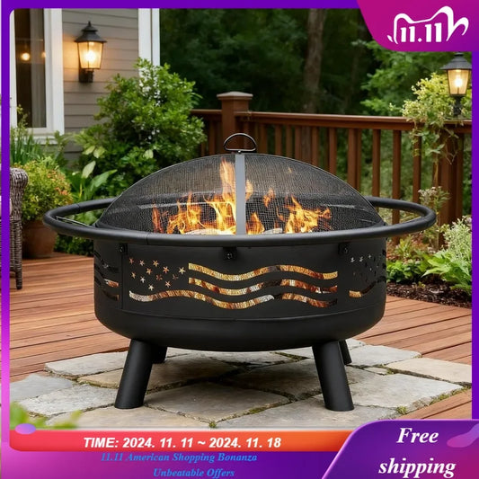 32 inch wood burning fire pit