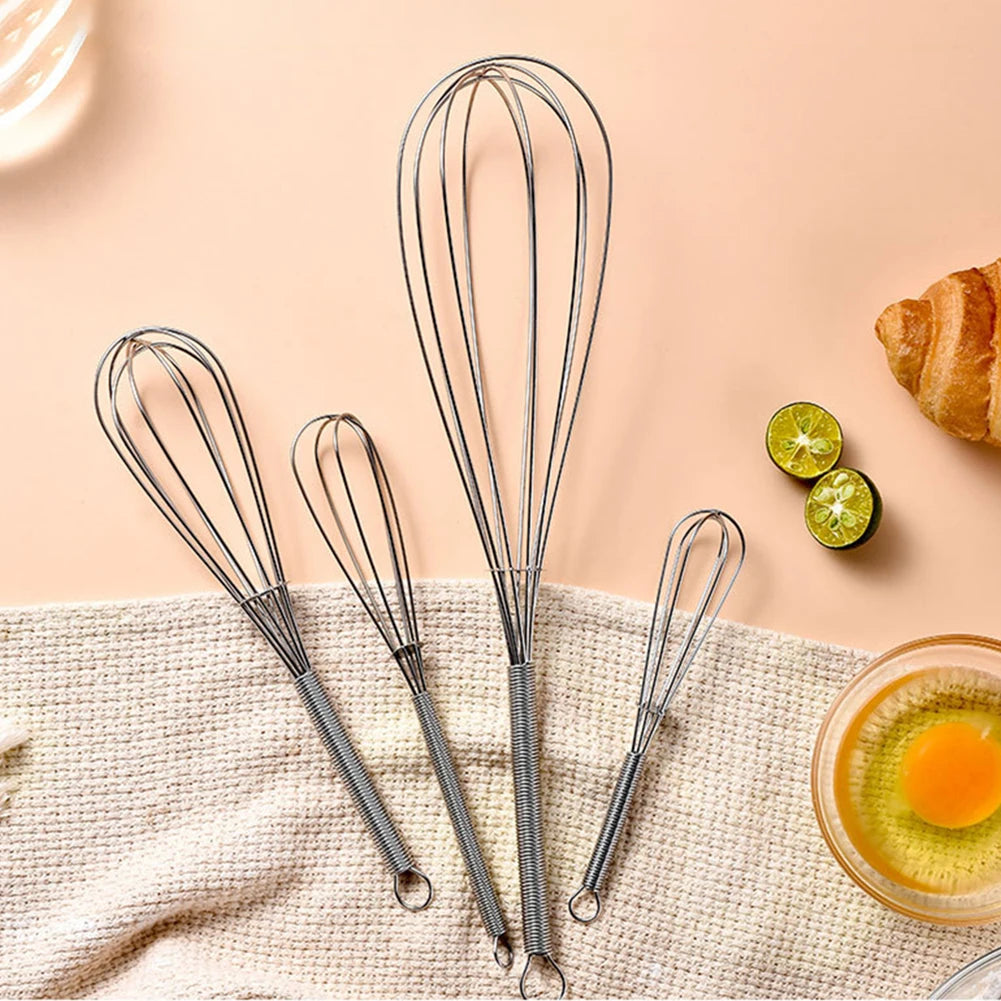 Balloon Wire Whisk Stainless Steel Manual Kitchen Whisk