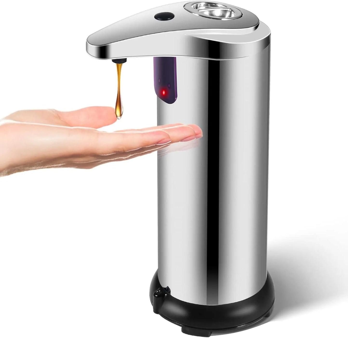Automatic Liquid Soap Dispenser, Touchless. Infrared Sensor With Adjustable Levels