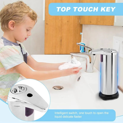 Automatic Liquid Soap Dispenser, Touchless. Infrared Sensor With Adjustable Levels
