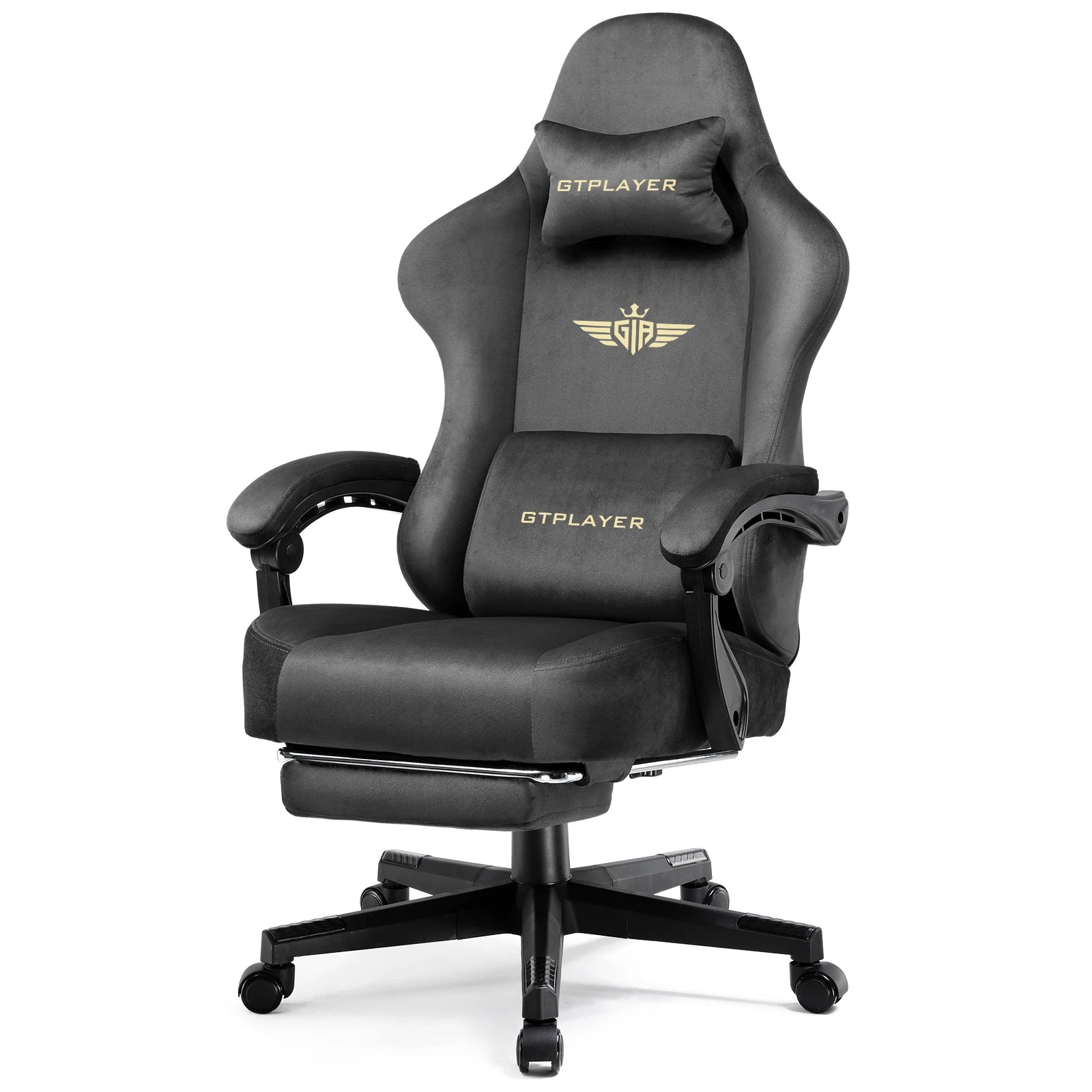 Gaming Desk Chair Breathable Fabric Adjustable Ergonomic Seat