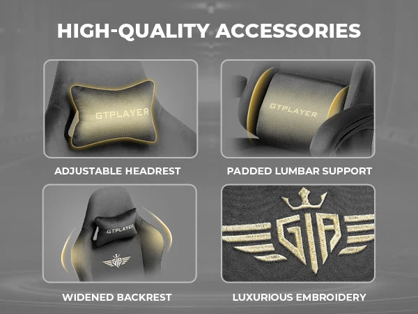 Gaming Desk Chair Breathable Fabric Adjustable Ergonomic Seat