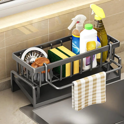 Kitchen Sink Caddy Heavy Duty Rust Resistant Metal Drain Tray