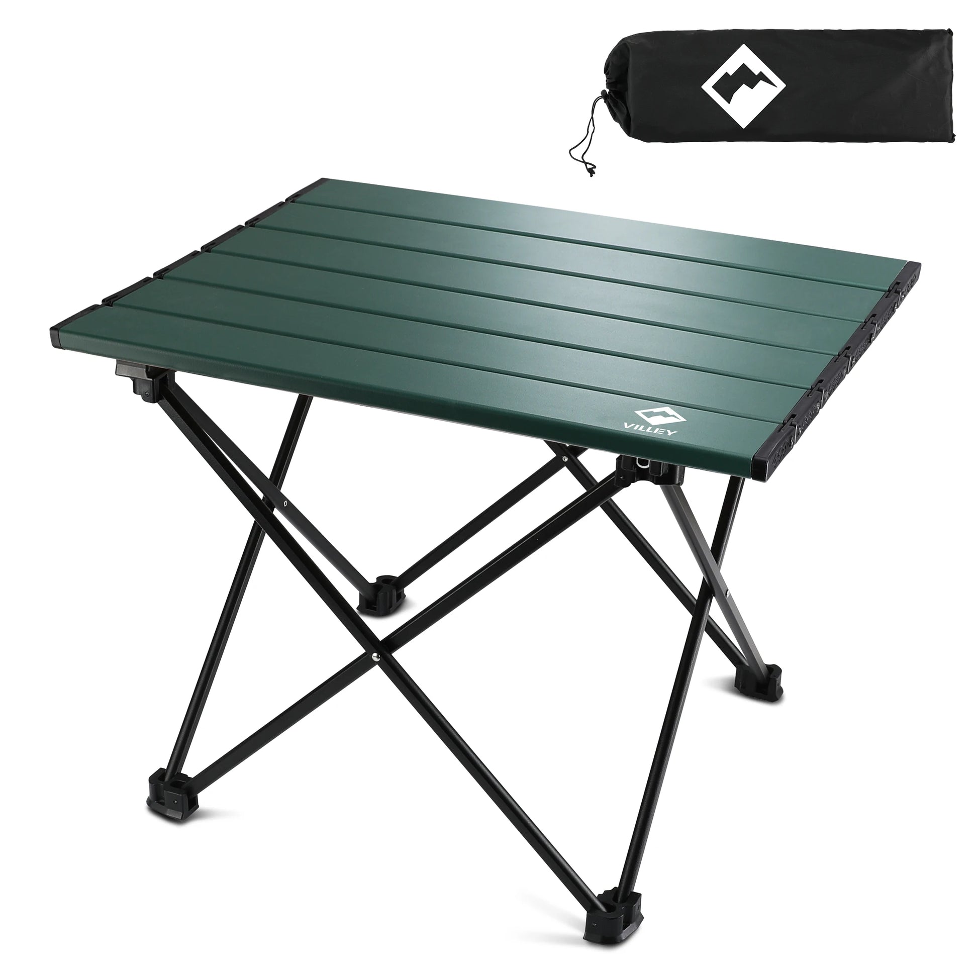 Portable Camping Table Ultralight Aluminum Folding with Carry Bag
