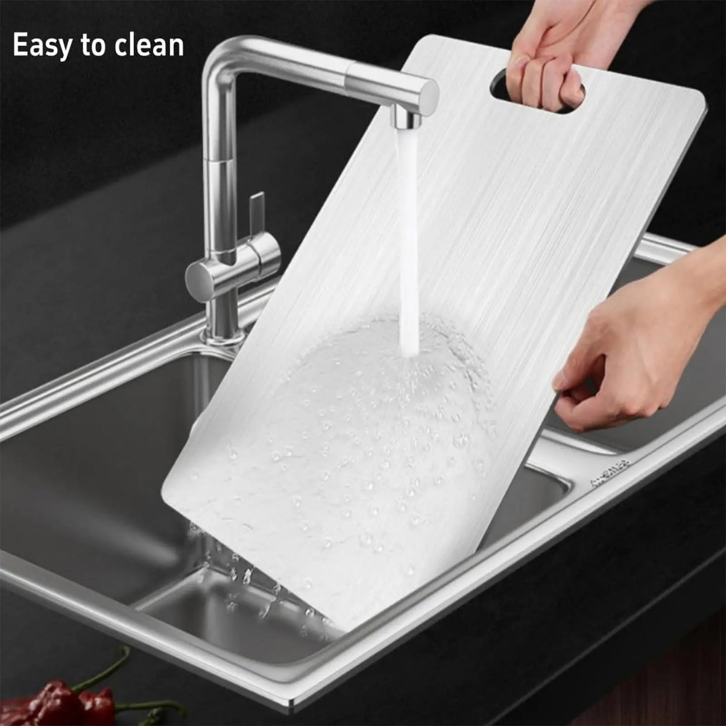 Stainless Steel Cutting Board 304 Food Grade Thickened Double Sided