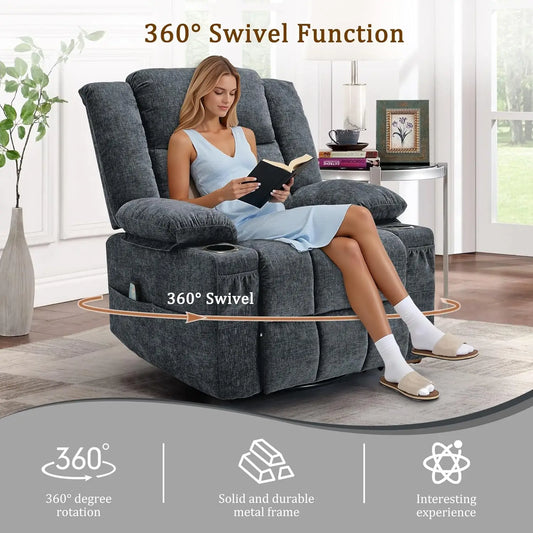 360 swivel rocker recliner