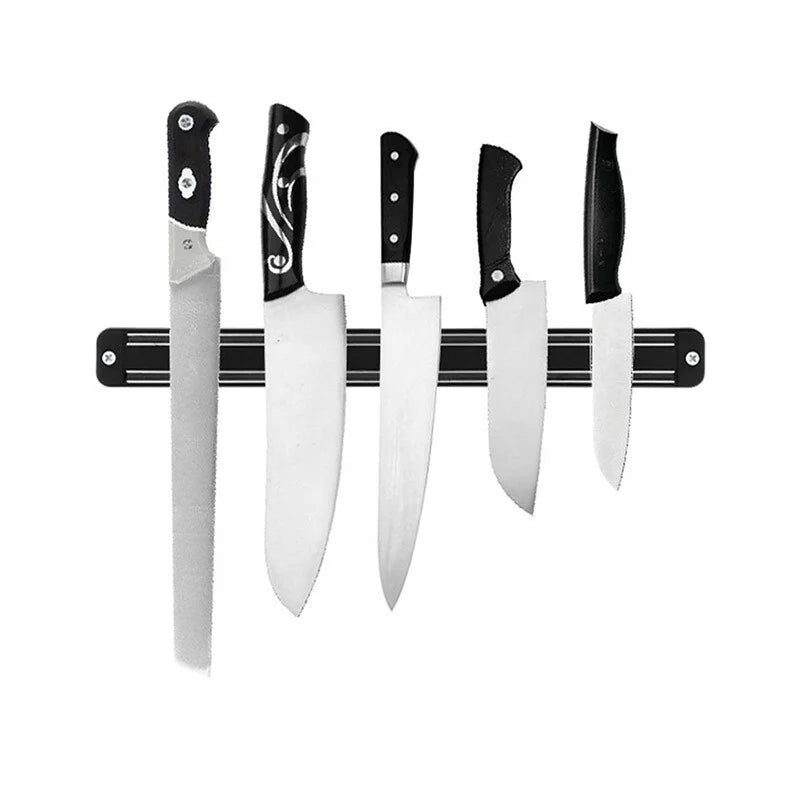 Magnetic Knife Holder Wall Mount Kitchen Scissor Storage Organizer
