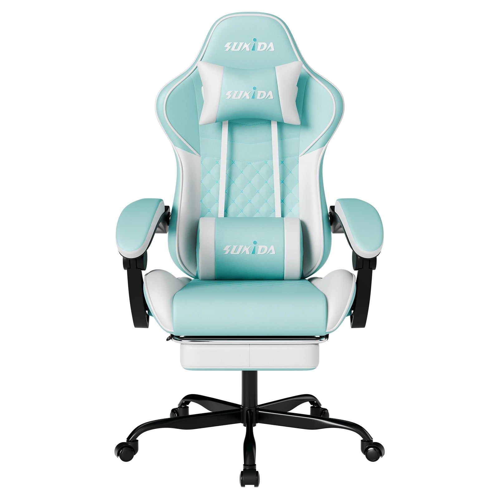 Gamer Chair w/ Massage, Lumbar Support, Swivel & Adjustable