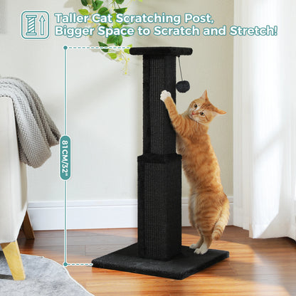 Cat Scratching Post Large Woven Sisal Dangling Ball Toy