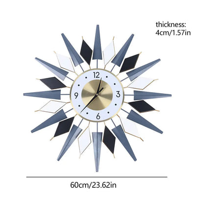Mid century wall clock large