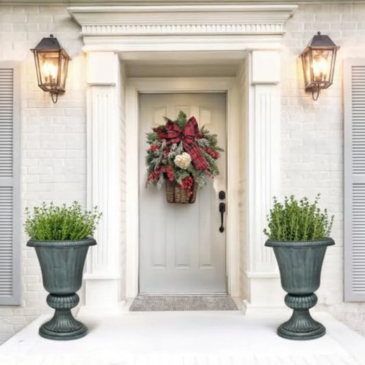 20" Urn Planters, Set of 2, Weatherproof