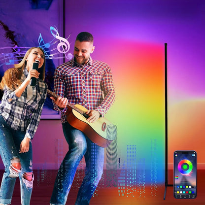 Smart RGB Floor Lamp Music Sync App Control LED Fantasy Lighting