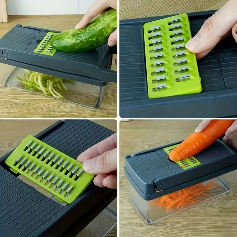 Vegetable Chopper Slicer Dicer 14 in 1 Multifunctional Kitchen Tool