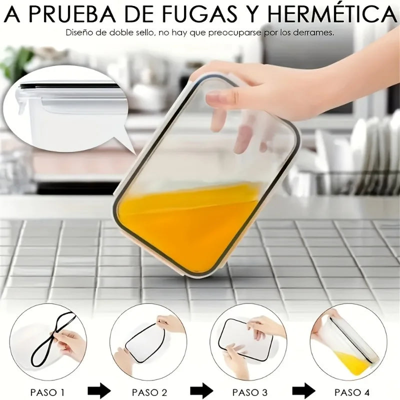 Airtight Food Storage Containers Set 48Pcs BPA Free Kitchen Organizer