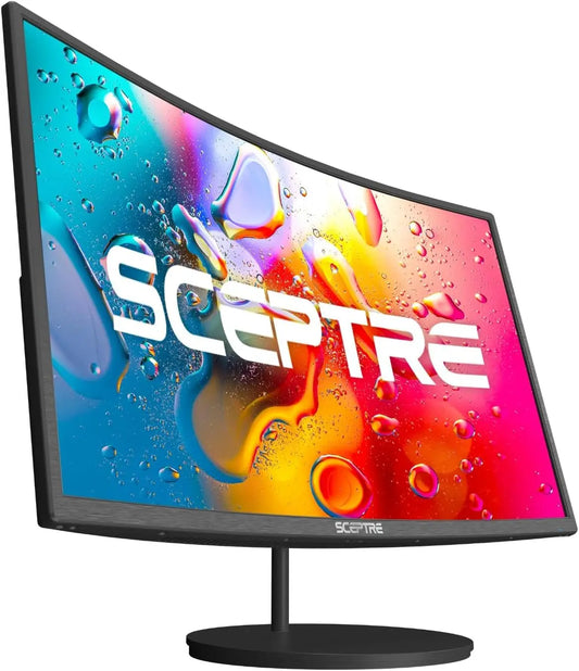 24-inch Curved Gaming Monitor 1080p 75Hz R1500 HDMIx2 VGA Speakers VESA