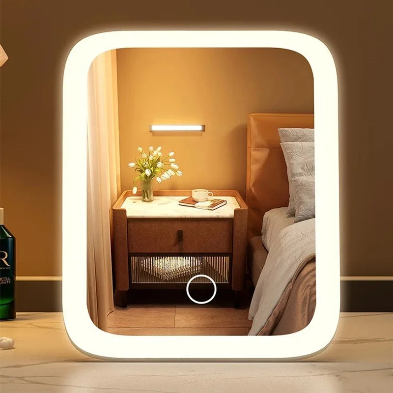 LED Vanity Mirror with Lights, Touch Control, 3 Colors, Dimmable