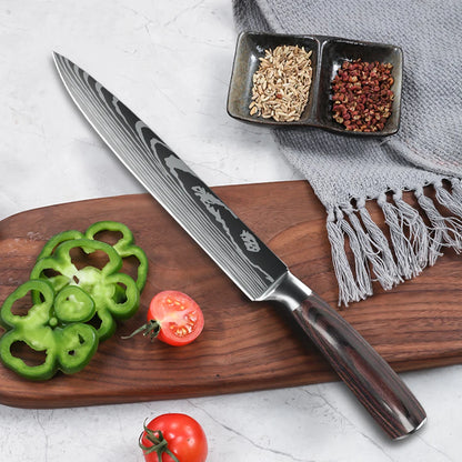 8 Inch Slicing Knife Japanese Kitchen Knife German Stainless Steel