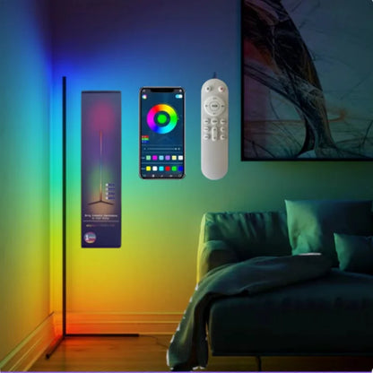 Smart RGB Floor Lamp Music Sync App Control LED Fantasy Lighting