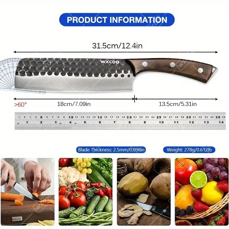 Professional Kitchen Knife Set 8PCS Stainless Steel Forged Chef Set