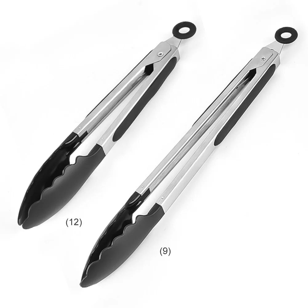 Stainless Steel Kitchen Tongs Non Stick Cooking Serving Tong