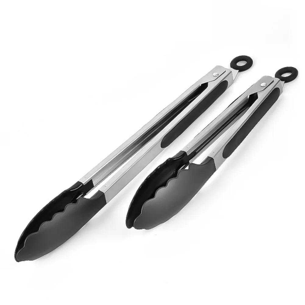 Stainless Steel Kitchen Tongs Non Stick Cooking Serving Tong