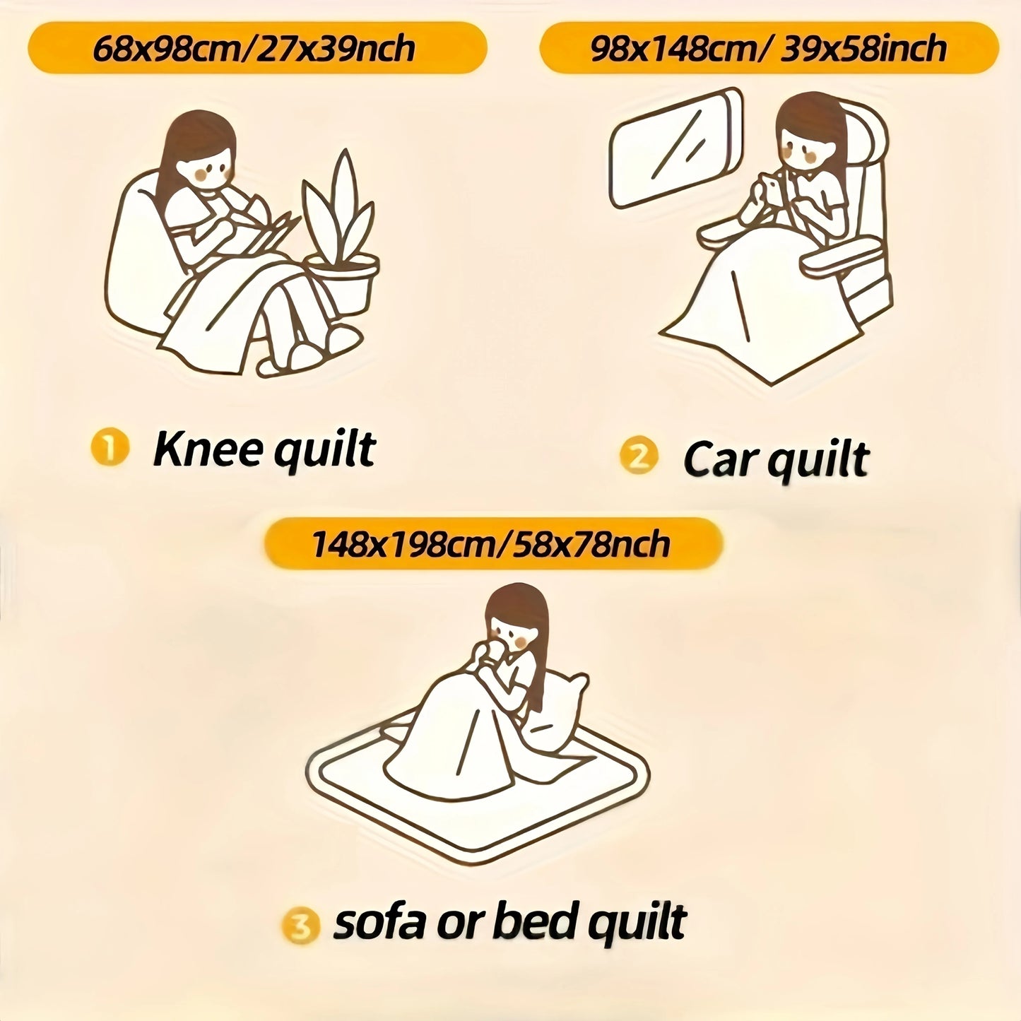 Lamb Fleece Blanket Soft Plush Warm Cozy Throw Blanket