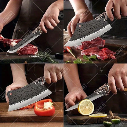 Professional Kitchen Knife Set 8PCS Stainless Steel Forged Chef Set