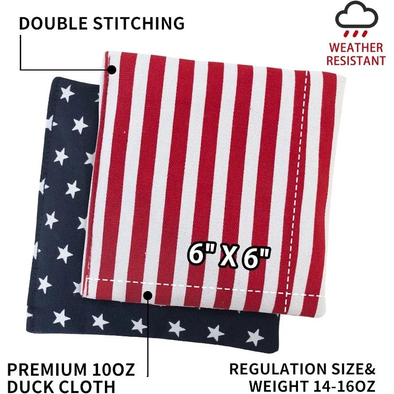 Cornhole Boards Set with Carry Case and 8 Bean Bags