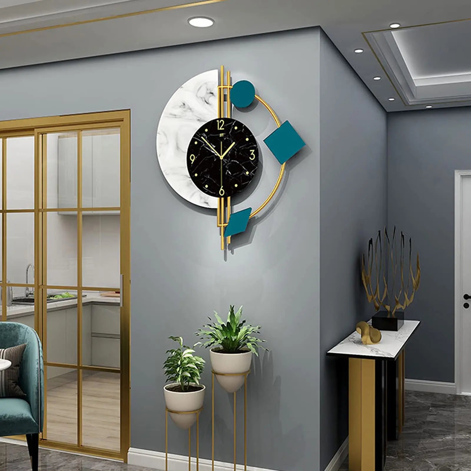 22 Marble Wall Clock