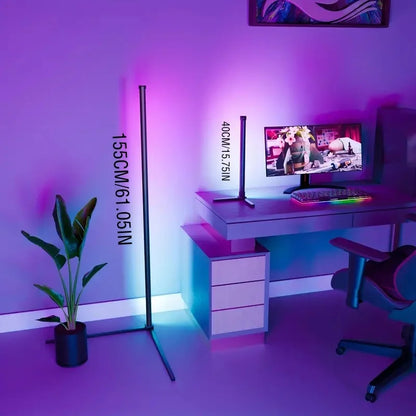 Smart RGB Floor Lamp Music Sync App Control LED Fantasy Lighting