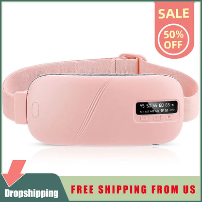 Wireless Heating Pad Menstrual Thermal Massager Belt for Period Relief