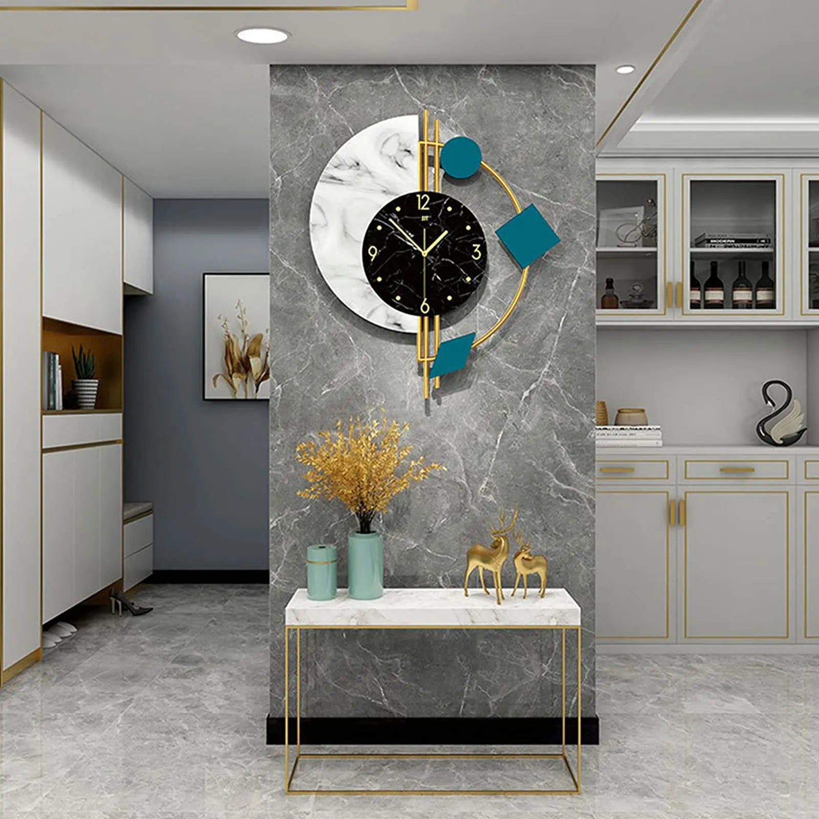 22 Marble Wall Clock