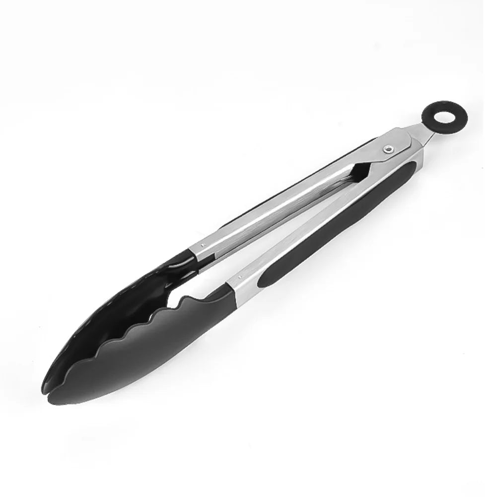 Stainless Steel Kitchen Tongs Non Stick Cooking Serving Tong