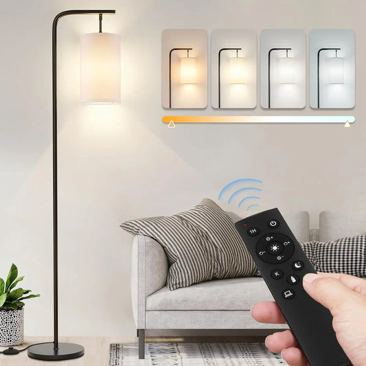 Remote Control Floor Lamp Adjustable Color Brightness 9W LED