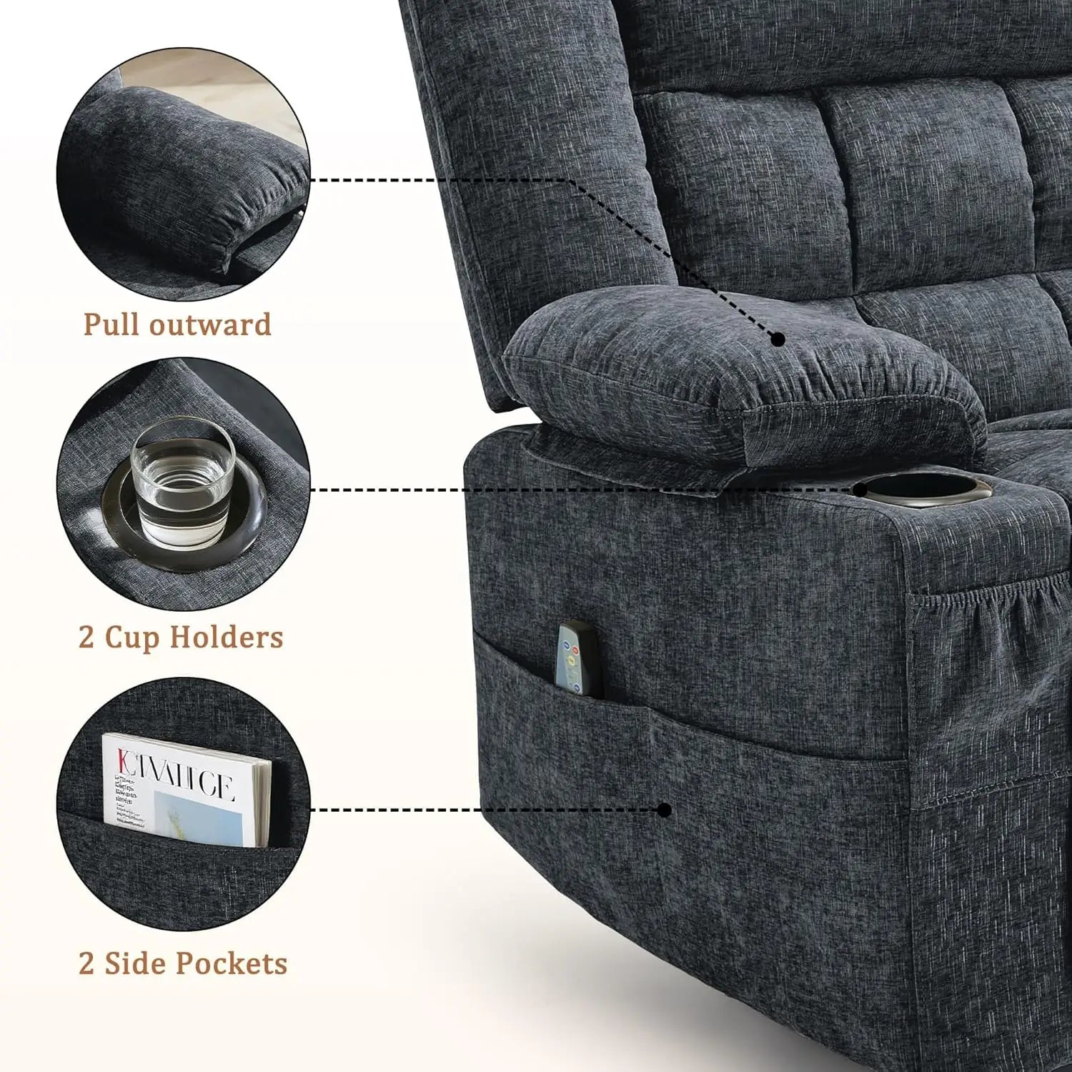 360 swivel rocker recliner