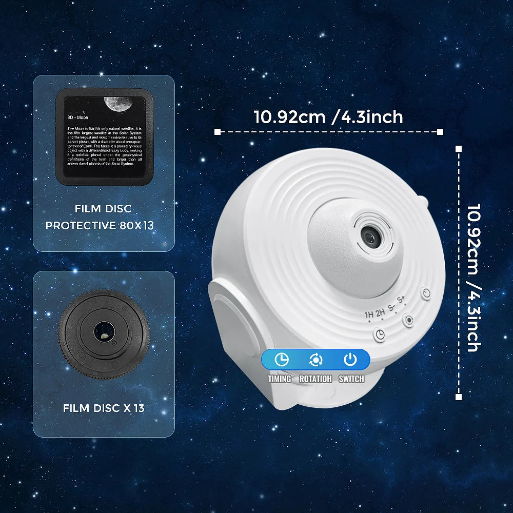 Galaxy Star Projector 13 in 1 Aurora Planetarium Night Light