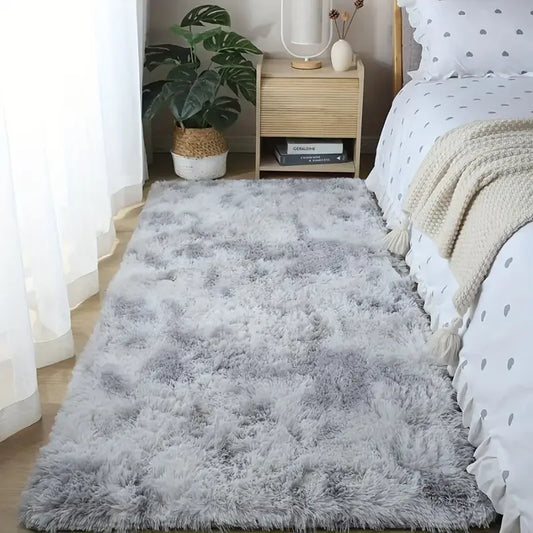 Plush Area Rug Fluffy Soft Ultra-Grip Non-Slip Easy to Clean Carpet