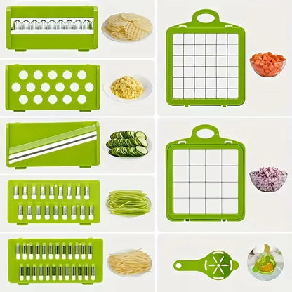 Vegetable Chopper Slicer Dicer 14 in 1 Multifunctional Kitchen Tool