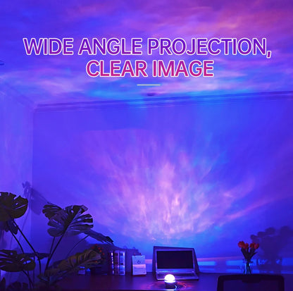 Galaxy Projector Night Light LED Starry Sky Remote USB Rechargeable