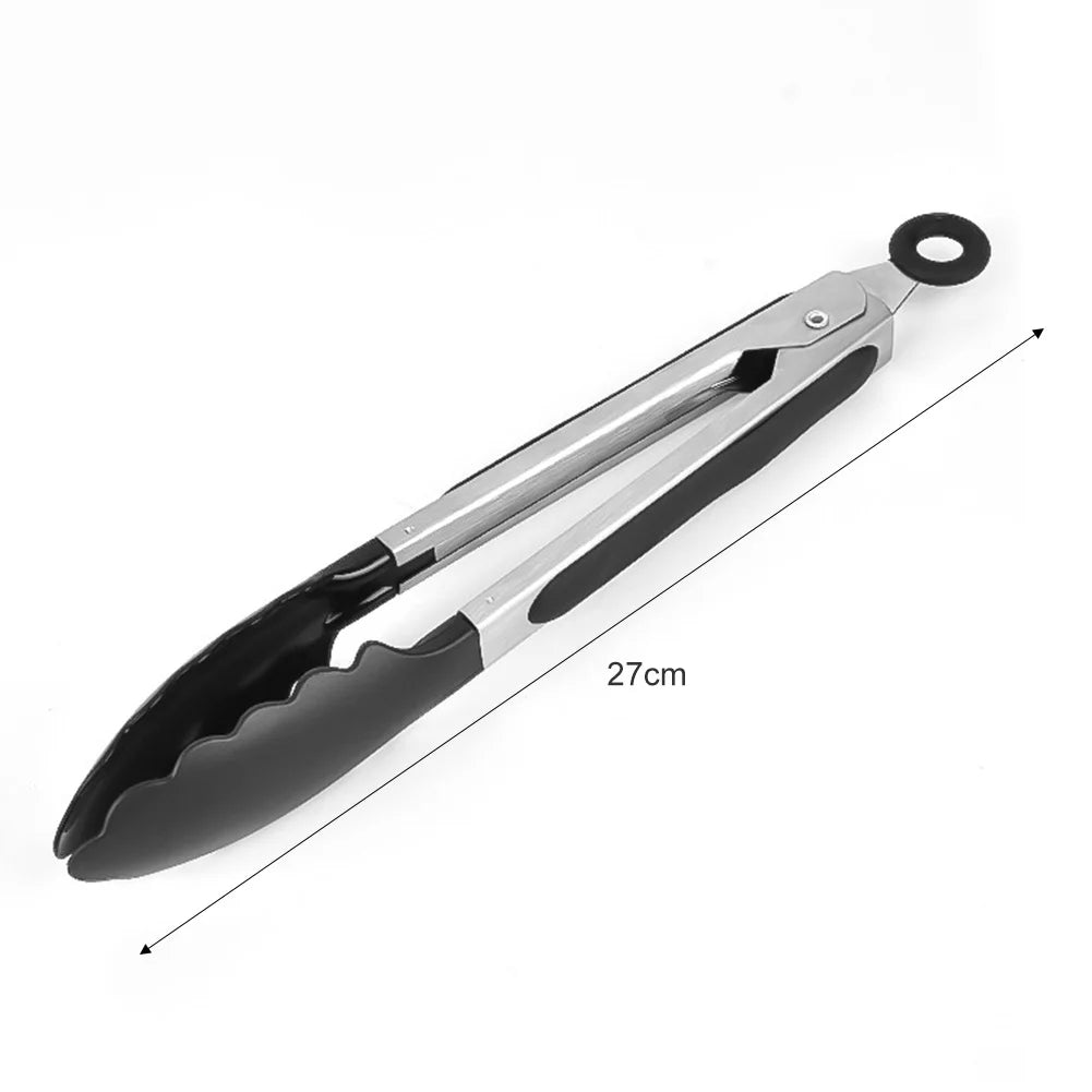 Stainless Steel Kitchen Tongs Non Stick Cooking Serving Tong