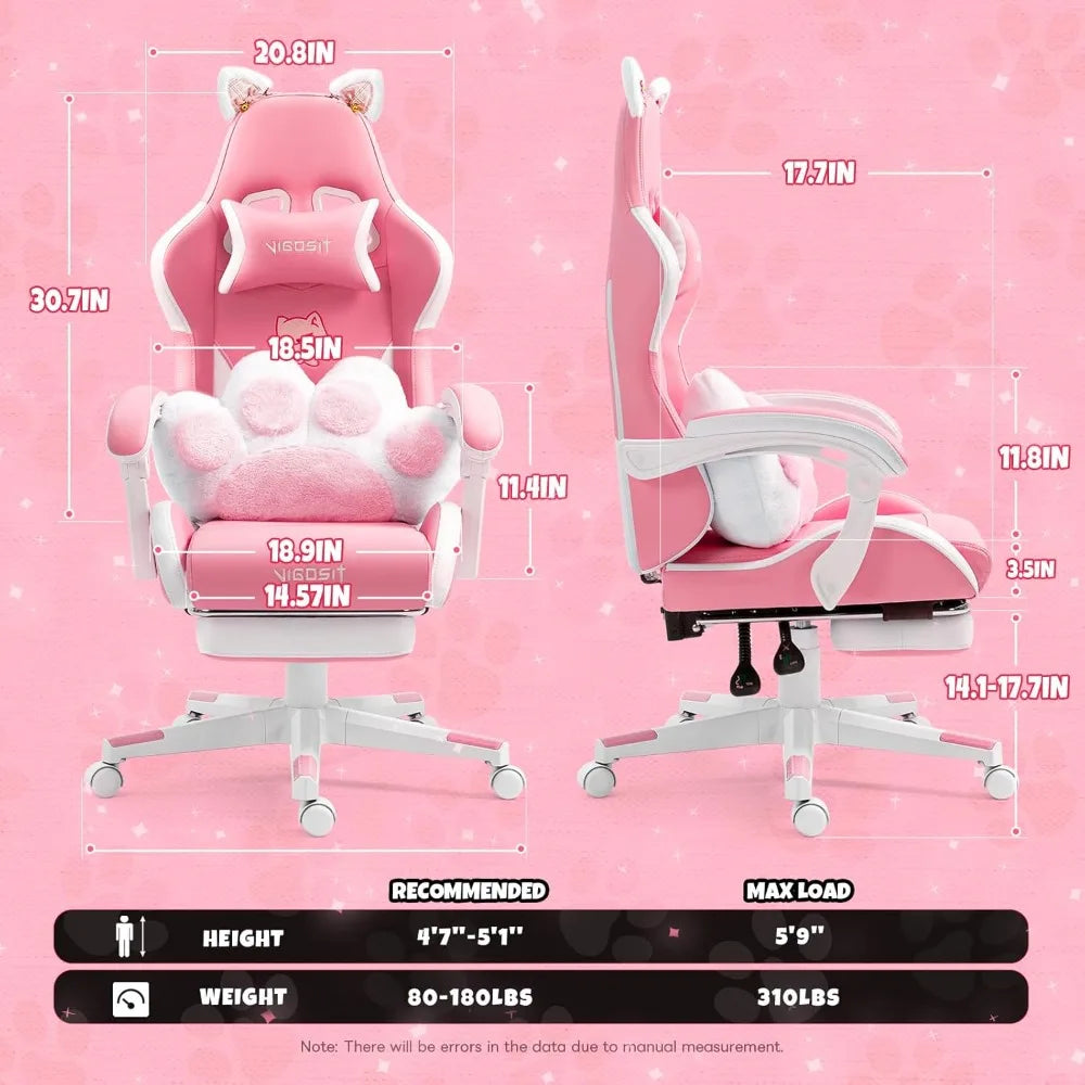 Cat ear gaming chair