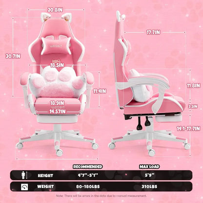 Cat ear gaming chair