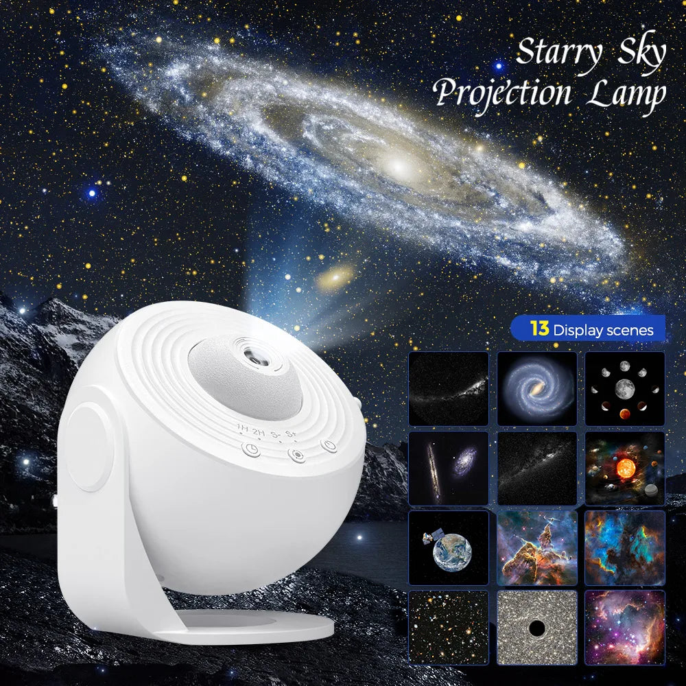 Galaxy Star Projector 13 in 1 Aurora Planetarium Night Light